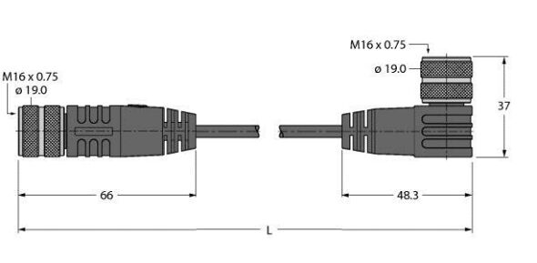 Aktuator- u. Sensorleitung BKM-BKWM1 #6935109