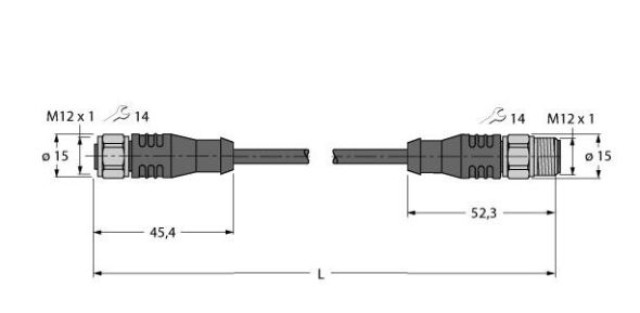 Aktuator- u. Sensorleitung RKSV5.501#6628811
