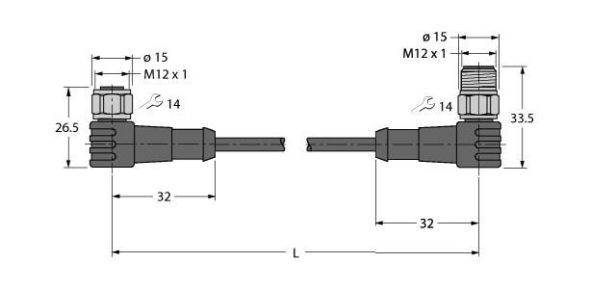 Aktuator- u. Sensorleitung WKCV4.5T-1.5#6627818