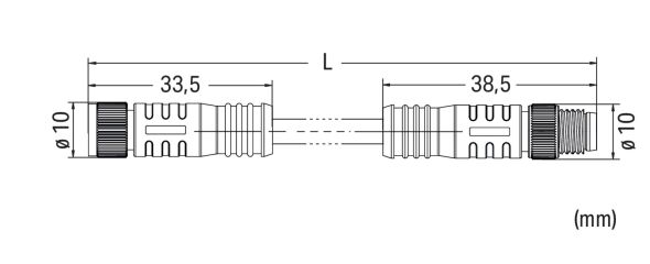 Sensor-Aktorleitung axial 756-6201/040-030
