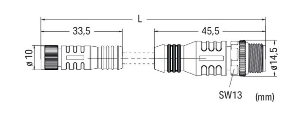 Sensor-Aktorleitung axial 756-6507/030-015