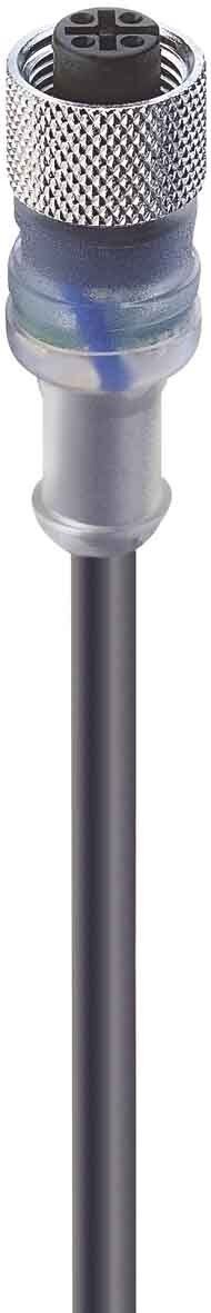 Kupplg.m.Schraubv.+LED,ger RKT/LED-F4-225/2m