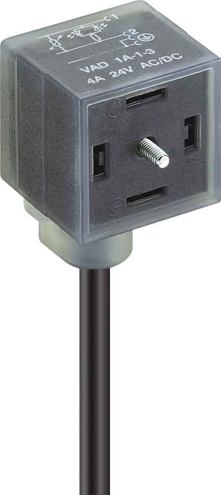Ventilstecker,verpol.sich. VAD 1A-1-3-15/1m