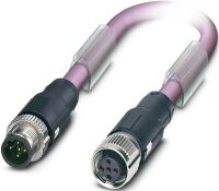 AB-PB-M12MS-5,0PUR-M12FS ABPBM12MS5,0PURM12FS