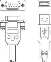 Adapter-Kabel KB-RS232-USB