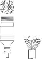 Anschlussleitung KD S-M30-30A-V1-250