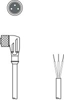 Anschlussleitung KD U-M8-3W-V1-200