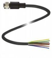 Kabeldose V19-G-BK10M-PUR-IEC