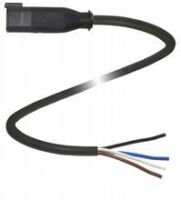 Male cordset DT4P-G-BK1,5M-PUR-O1