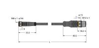 Aktuator- u. Sensorleitung PKG4M-0.3RSC4.4T/TXG