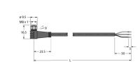 Aktuator- u. Sensorleitung PKWV3M-6/TXL