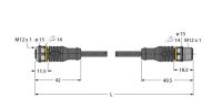 Aktuator- u. Sensorleitung RKC4.5T-1 #6632053