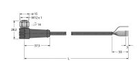 Aktuator- u. Sensorleitung WKSV4.4T-35/TEL