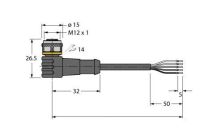 Anschlussleitung WKC4.5TP7X3.110/TXL