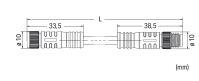 Sensor-Aktorleitung axial 756-6201/040-050