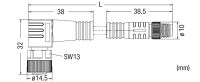 Sensor-Aktorleitung axial 756-6503/040-030