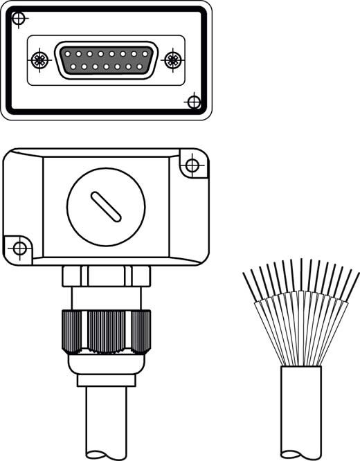 Anschlussleitung CB-D15E-10000S-11WF