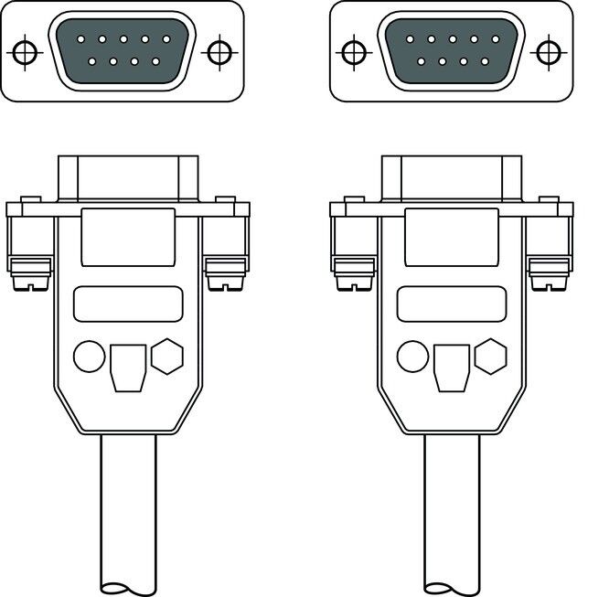 Verbindungsleitung KB DSub-9P-3000