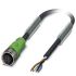 Sensor-Aktor-Kabel M12 SAC-4P-10,0PVC/M12FS