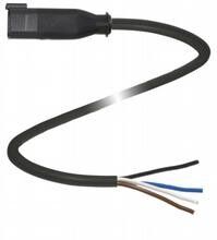 Male cordset DT4P-G-BK3M-PUR-O1