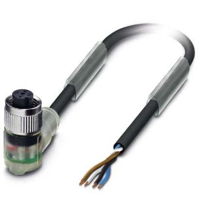 Sensor-Aktor-Kabel M12 SAC4P5,0PUR/M12FR-3L