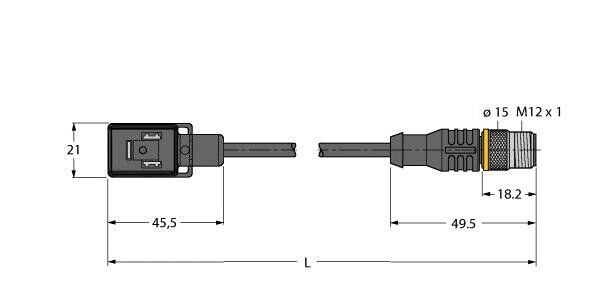Ventilsteckverbinder VBS02-S80 #6606734