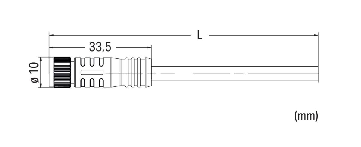Sensor-Aktorleitung axial 756-6101/040-100