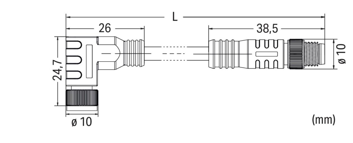 Sensor-Aktorleitung axial 756-6203/030-010