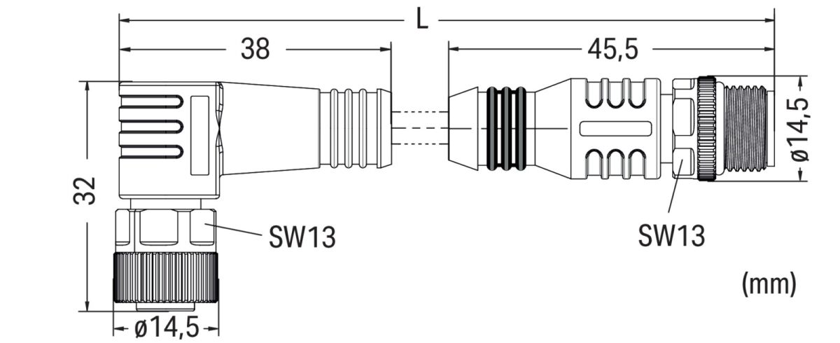 Sensor-Aktorleitung axial 756-6403/030-005