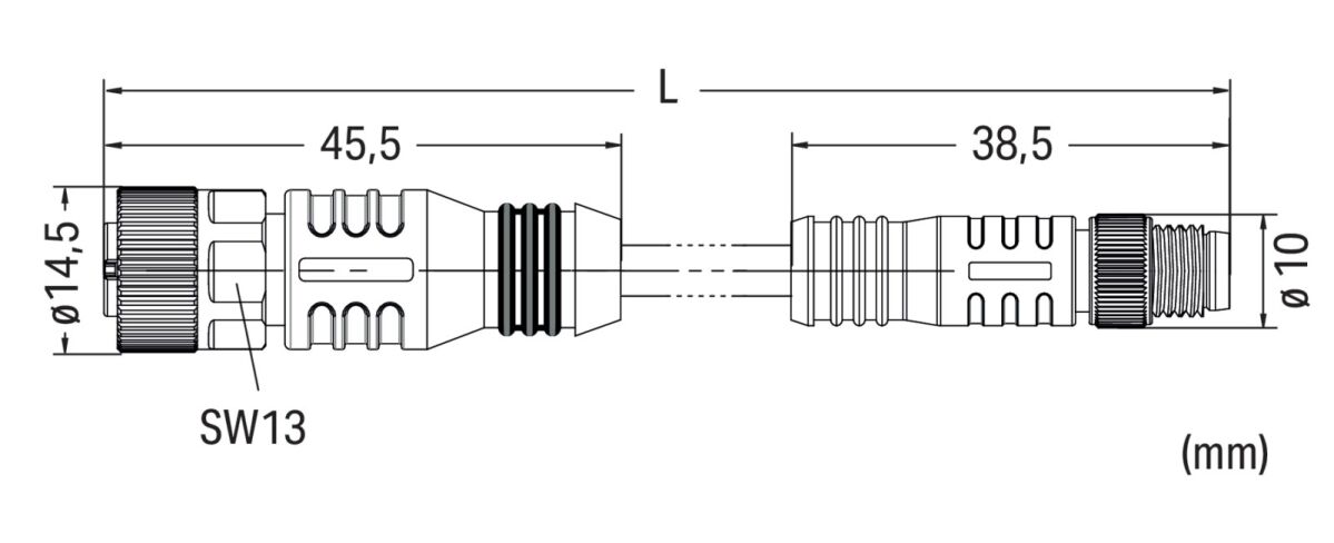 Sensor-Aktorleitung axial 756-6501/030-005