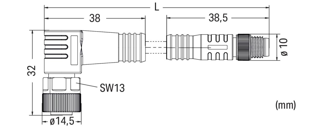 Sensor-Aktorleitung axial 756-6503/040-005