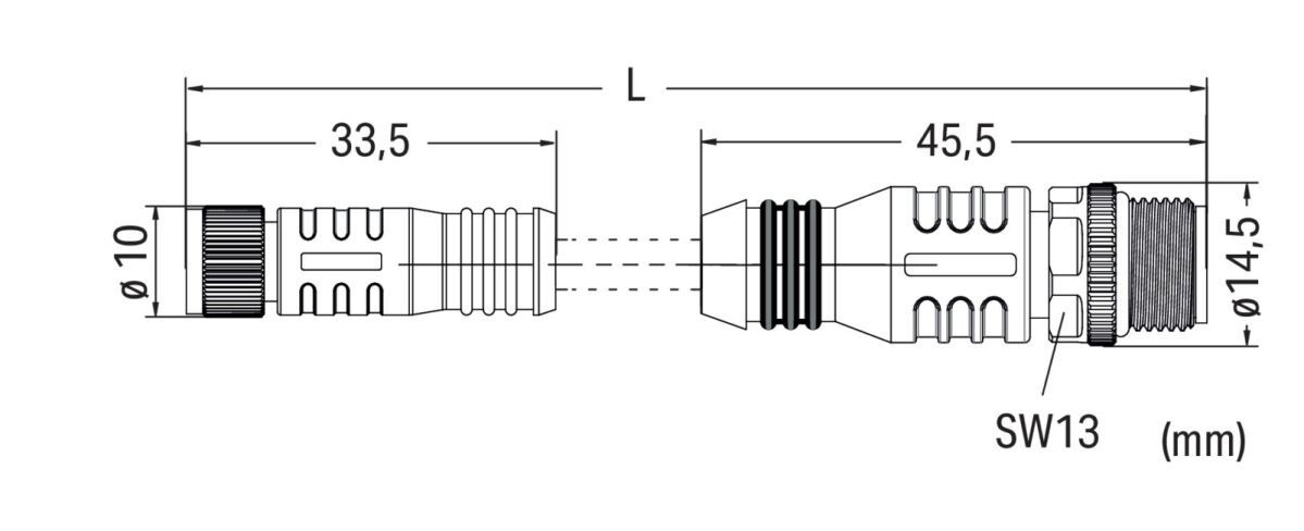 Sensor-Aktorleitung axial 756-6507/030-010