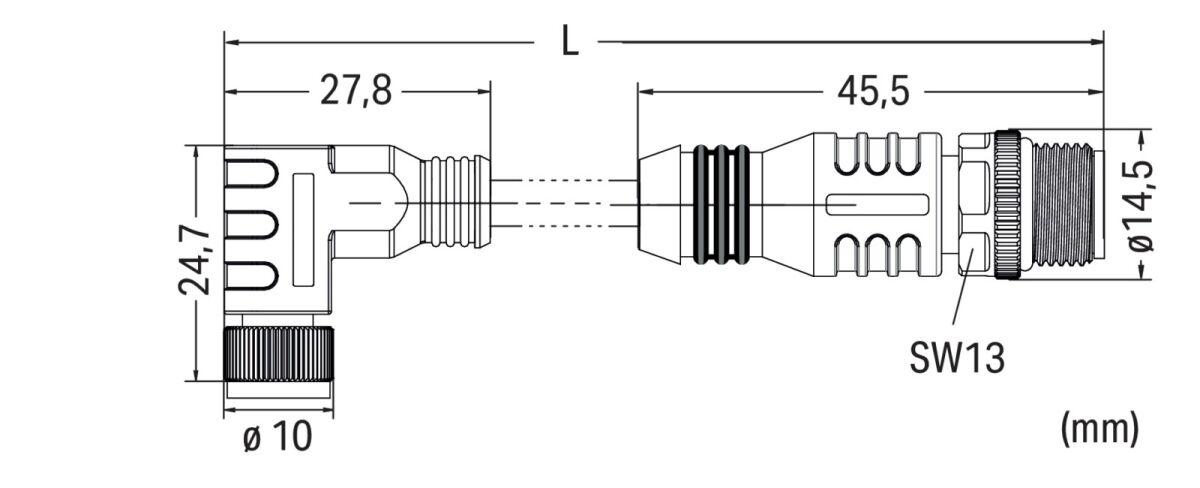 Sensor-Aktorleitung axial 756-6509/040-050