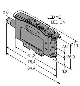 Opto Sensor D10AFPQ5