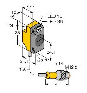 Opto Sensor QS18VP6DLQ5