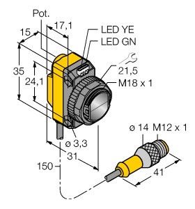 Opto Sensor QS18VP6DQPMA