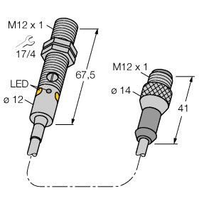 Opto Sensor M12NFF25Q5