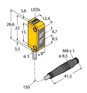 Opto Sensor Q12RN6FF50Q3