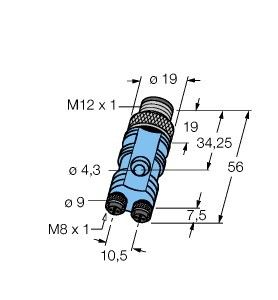 Zweifachverteiler FSM4-2SKP3