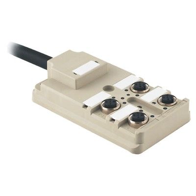 Sensor-Aktor-Verteiler SAI-4-F 4P PUR 3M
