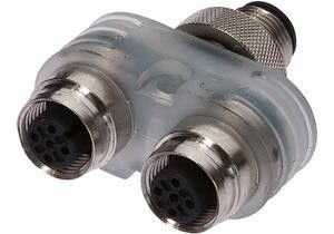 Verteiler, 2x M12 4polig, VK000044