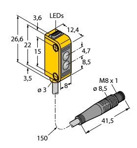 Opto Sensor Q12AP6LPQ3