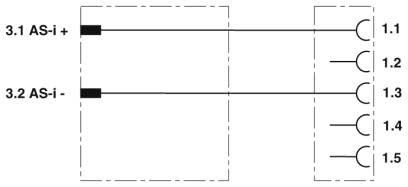 Verteiler SAC-ASI-J-Y-#1407573