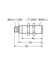 Ultraschallsensor RU50L-S18-AN8X-H1141