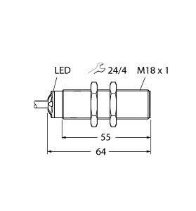 Ultraschallsensor RU50U-S18-AP8X
