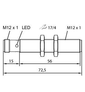 Ultraschallsensor RU40U-M12-LI8X2H1141