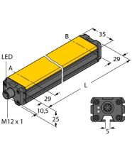 Induktiver Linearwegsensor LI400P0-Q #100001935