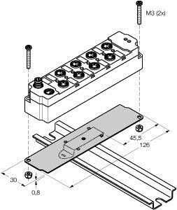 Montageplatte S-BKT2