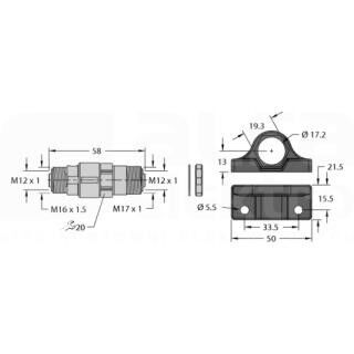 Wanddurchführung FKD-FKD44/M12