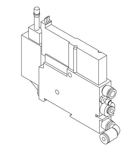 Vakuum Einzelventil 1F-VV01E-01
